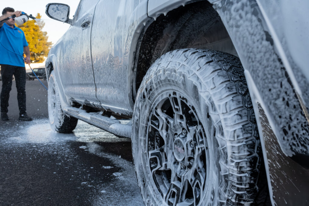 Premium Auto Detailing Pricing Scottsdale AZ wheel and tire cleaning