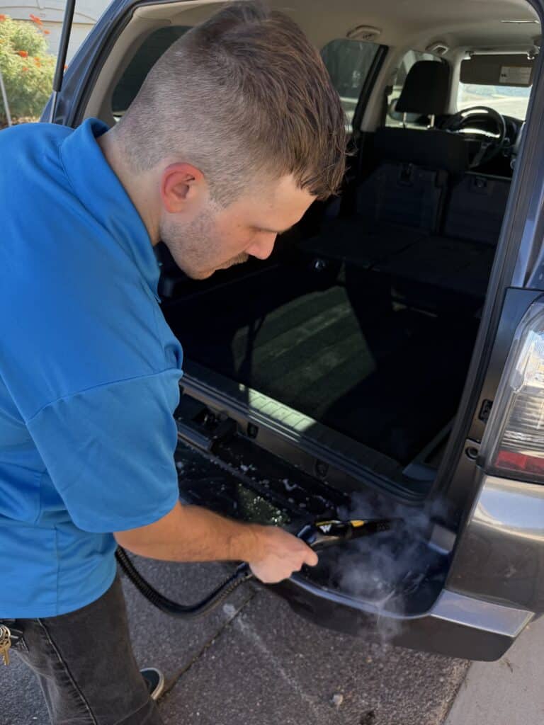 Mobile Auto Detailing Scottsdale AZ steam cleaning